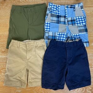 Gap Kids Assorted Shorts Set - military green, khaki & navy Size 7.